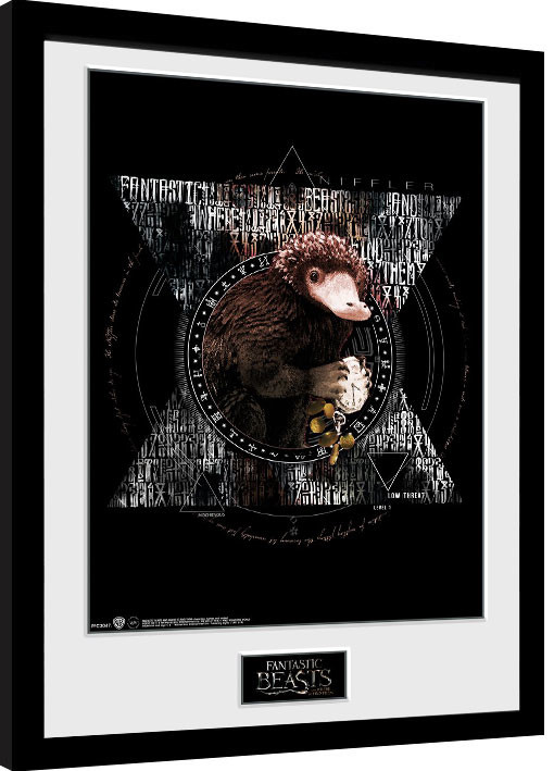 Uokvirjen plakat Fantastic Beasts - Niffler Circle