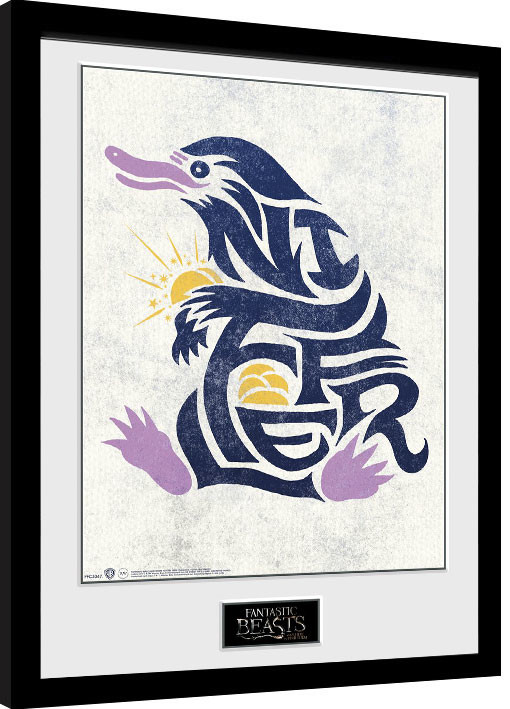 Κορνιζαρισμένη αφίσα Fantastic Beasts - Niffler Graphic Symbol