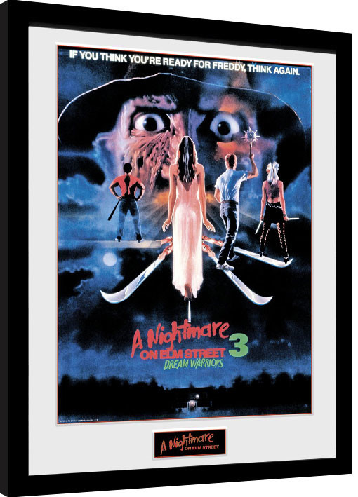 Κορνιζαρισμένη αφίσα Nightmare On Elm Street -Dream Warriors