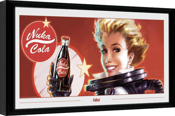 Рамкиран плакат Fallout - Nuka Ad