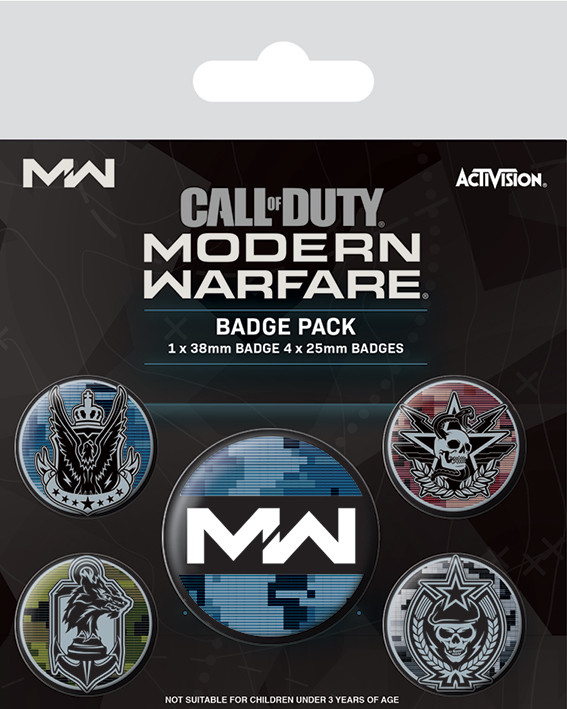 Σετ κονκάρδες Call Of Duty: Modern Warfare - Fractions