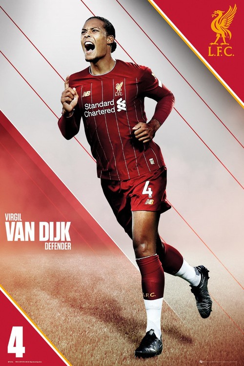 Плакат Liverpool - Van Dijk 19-20
