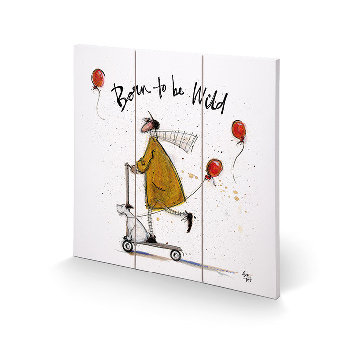 Pintura em madeira Sam Toft - Born to be Wild