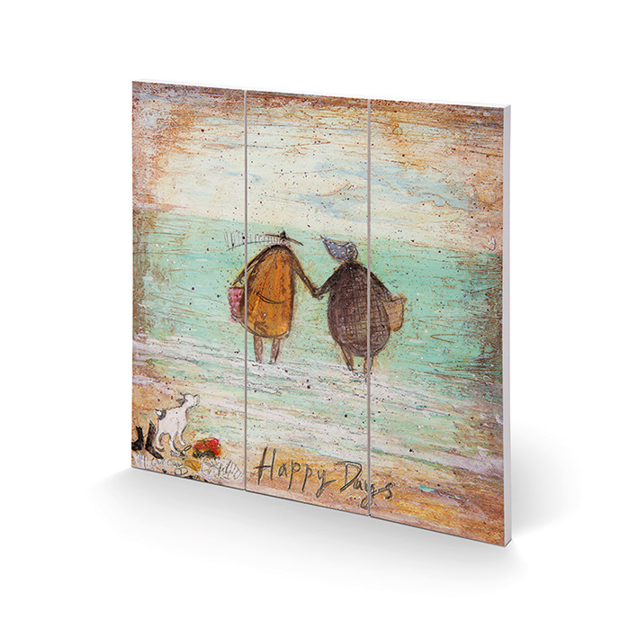 Pintura em madeira Sam Toft - Happy Days