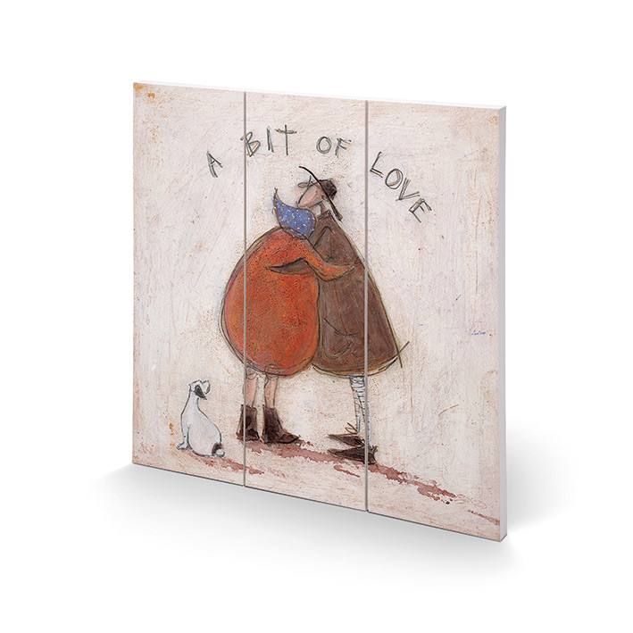 Ξύλινη τέχνη Sam Toft - A Bit of Love