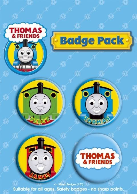 Badge set THOMAS AND FRIENDS