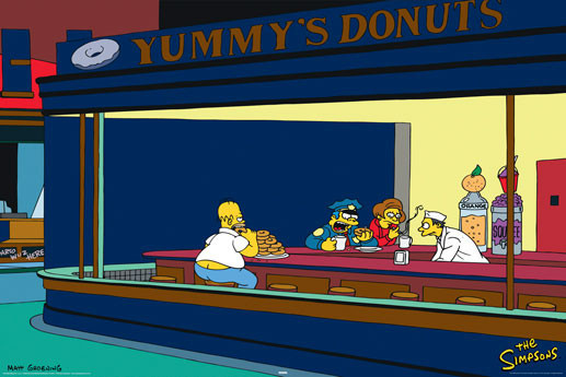 Плакат THE SIMPSONS - hopper