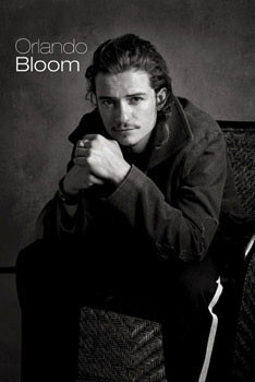Poster Orlando Bloom - sitting