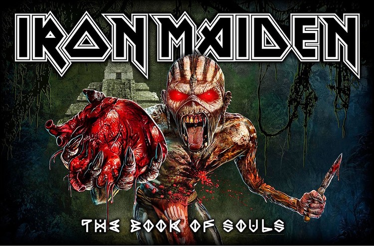 Υφασμάτινη αφίσα Iron Maiden - Book Of Souls