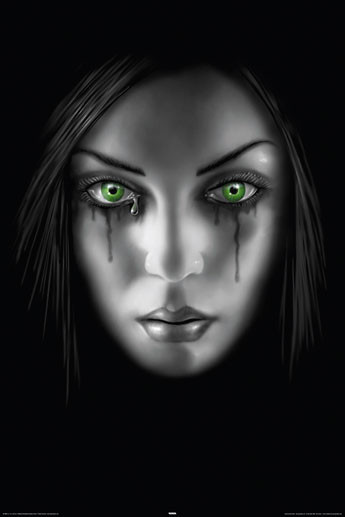 Poster ANNE STOKES - sad face