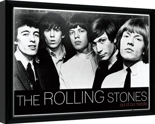 Κορνιζαρισμένη αφίσα Rolling Stones - Out Of Our Heads