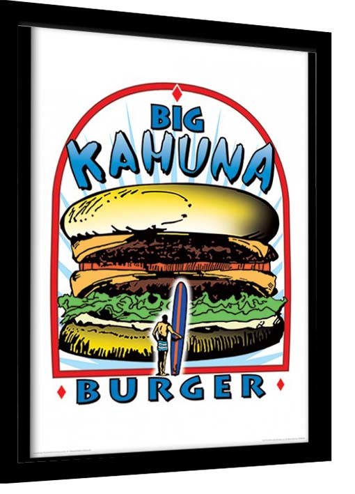 Framed Poster PULP FICTION - big kahuna burger