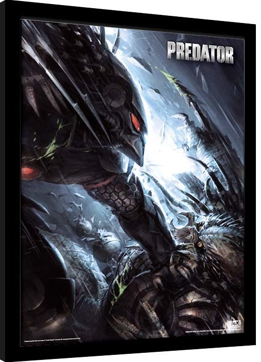 Poster emoldurado Predator - The Hunter Becomes The Hunted