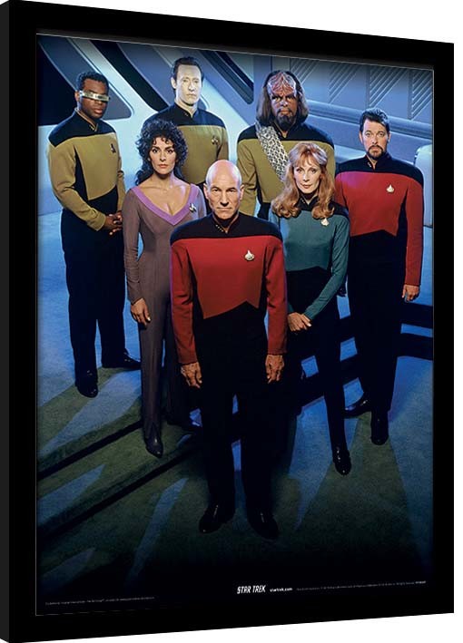 Κορνιζαρισμένη αφίσα Star Trek: The Next Generation - Enterprise Officers