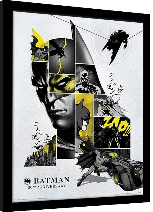 Framed Poster Batman - 80th Anniversary