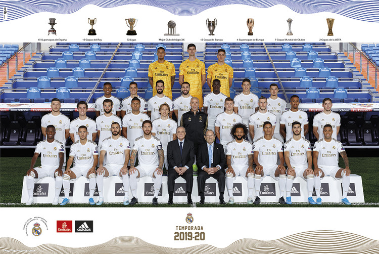 Плакат Real Madrid 2019/2020 - Team