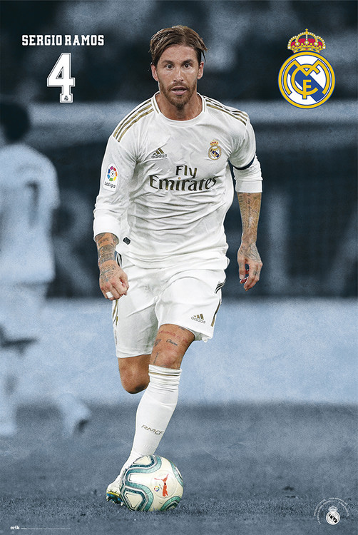 Framed Poster Real Madrid 2019/2020 - Sergio Ramos