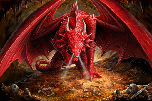 Плакат Anne Stokes - Dragons lair
