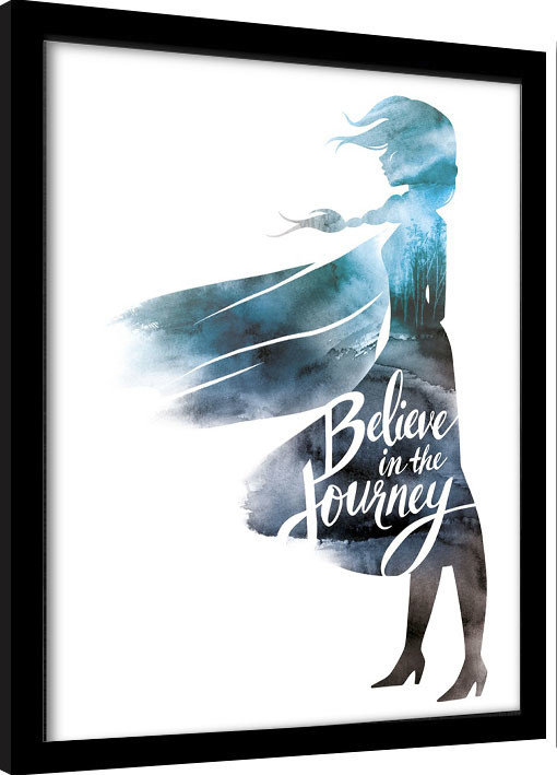 Κορνιζαρισμένη αφίσα Frozen 2 - Believe In The Journey