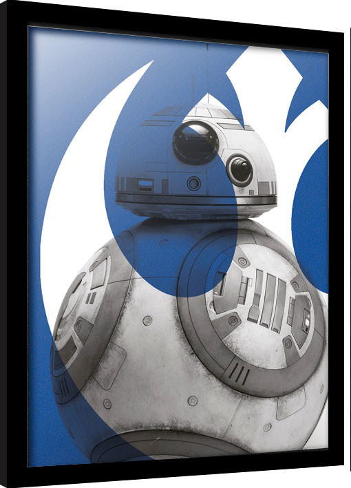 Κορνιζαρισμένη αφίσα Star Wars: The Rise Of Skywalker - BB-8