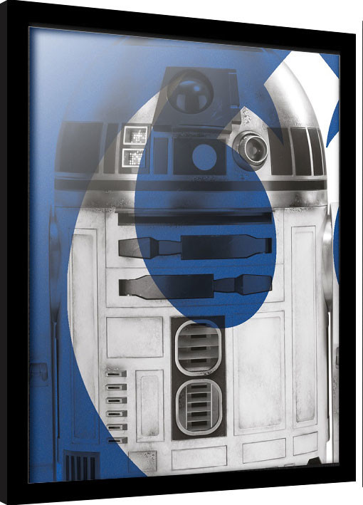 Κορνιζαρισμένη αφίσα Star Wars: The Rise Of Skywalker - R2-D2