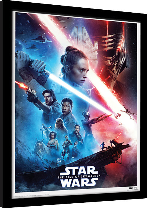 Κορνιζαρισμένη αφίσα Star Wars: The Rise of Skywalker - Saga