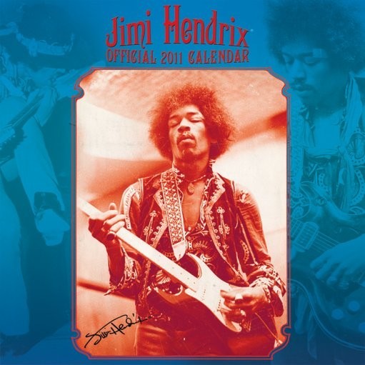 Календар 2027 Kalendář 2011 - JIMI HENDRIX