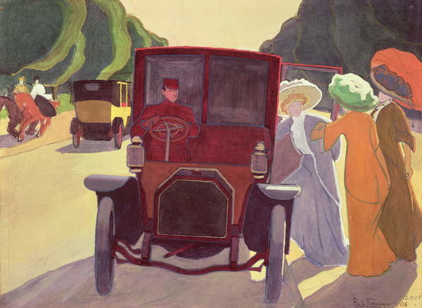 Плакат The Road with Acacias, 1908