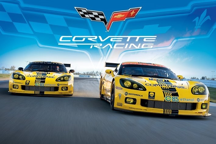 Poster Corvette racing