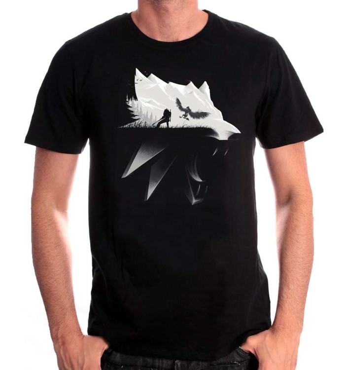 T-shirt The Witcher - Wolf