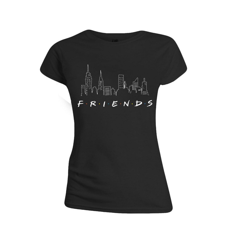 Тениска Friends - Logo and Skyline