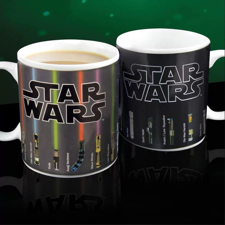Skodelica za spreminjanje barve Star Wars - Lightsabers