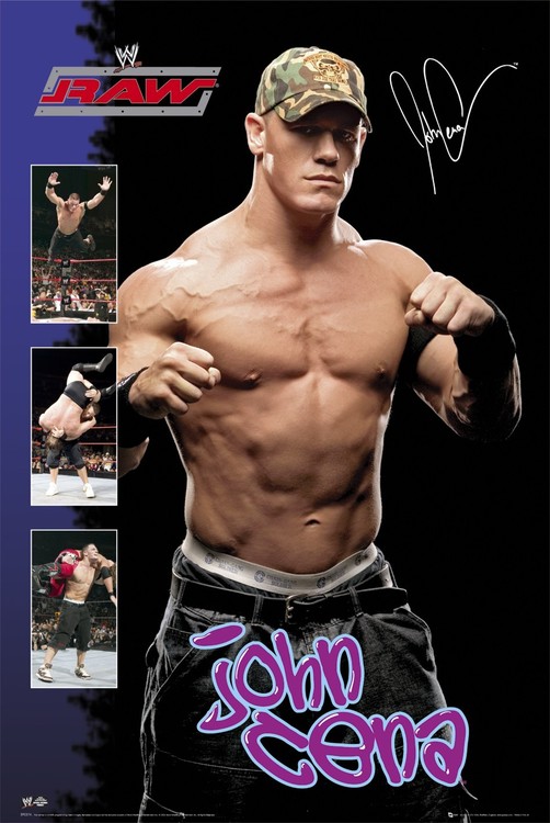 Плакат WWE - john cena