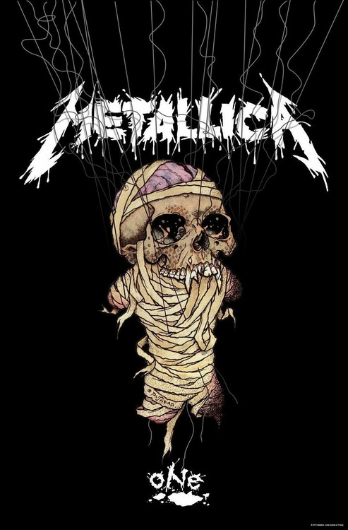 Textile Poster Metallica - ONE