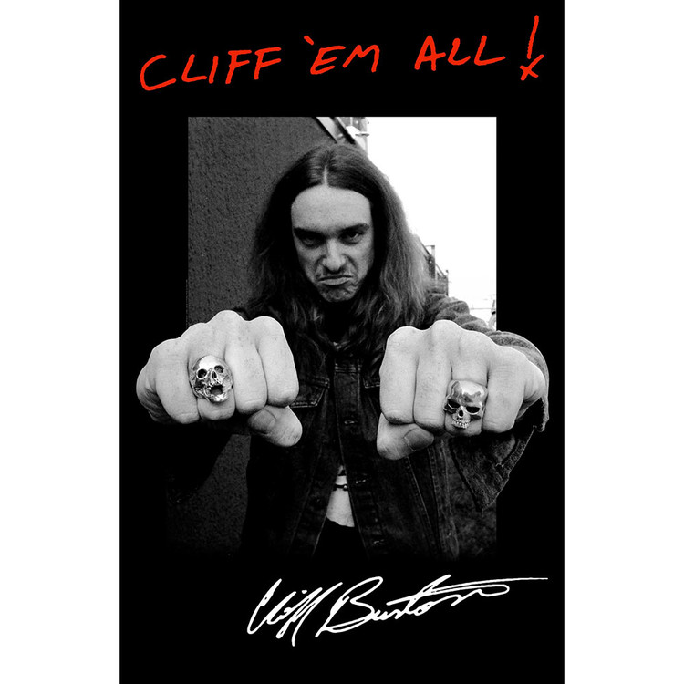 Textile Poster Metallica - Cliff 'Em All