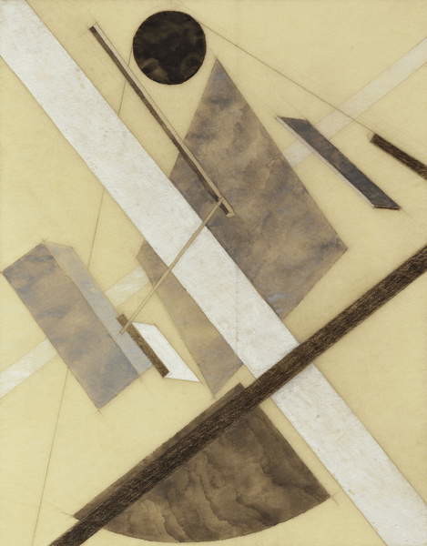 Плакат Proun: Path of Energy and Dynamic Flows, c.1920
