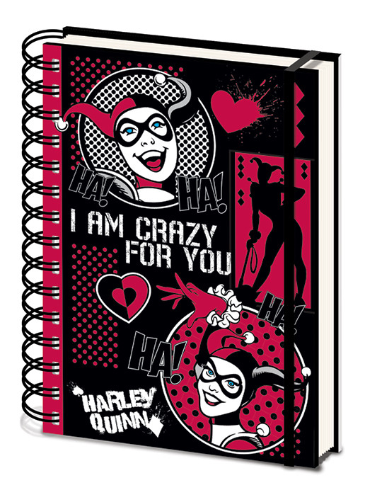 Σημειωματάριο Harley Quinn - I Am Crazy For You