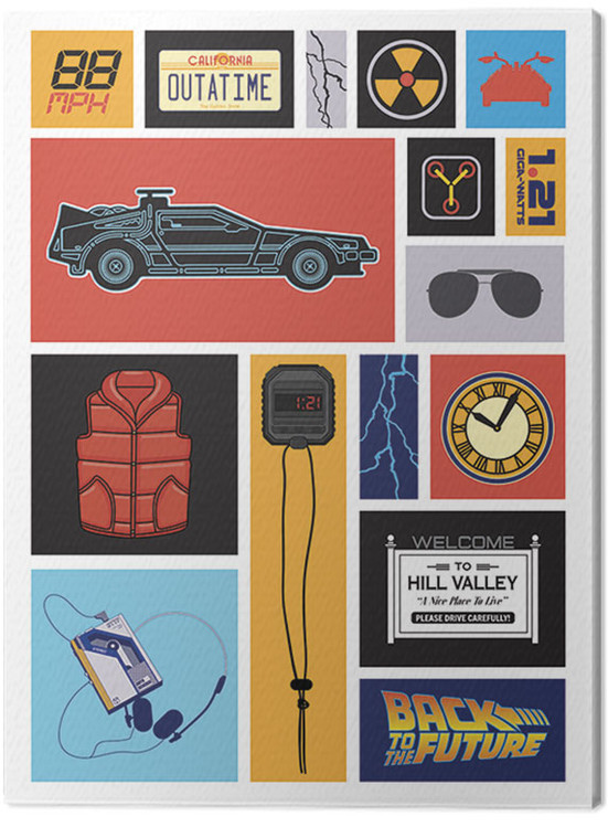 Canvas Print Back to the Future - Collection