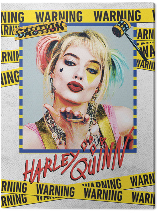 Εκτύπωση καμβά Birds Of Prey: And the Fantabulous Emancipation Of One Harley Quinn - Harley Quinn Warning