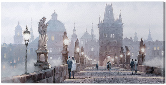 Quadro em tela Richard Macneil - Charles Bridge