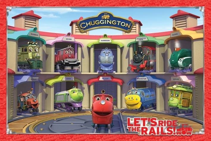 Poster CHUGGINGTON - friends