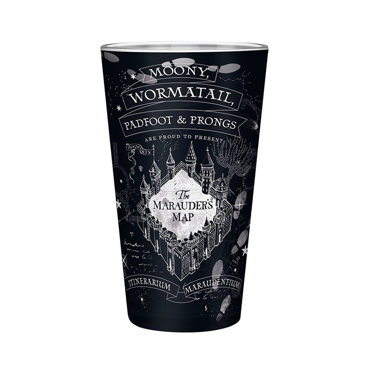 Glass Harry Potter - Marauder's Map