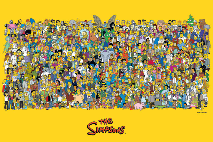 Плакат The Simpsons - Characters