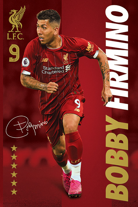 Плакат Liverpool FC - Bobby Firmino