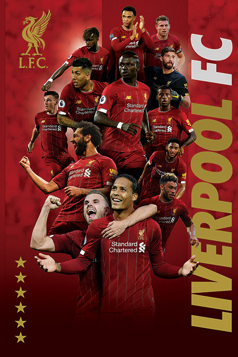 Плакат Liverpool FC - Players 2019-20