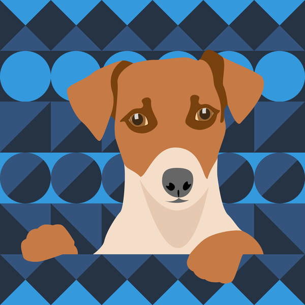 Плакат Aztec Dog
