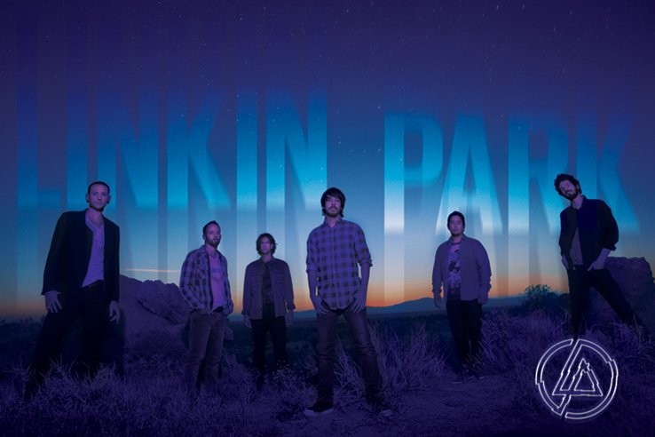 Плакат Linkin Park - dark