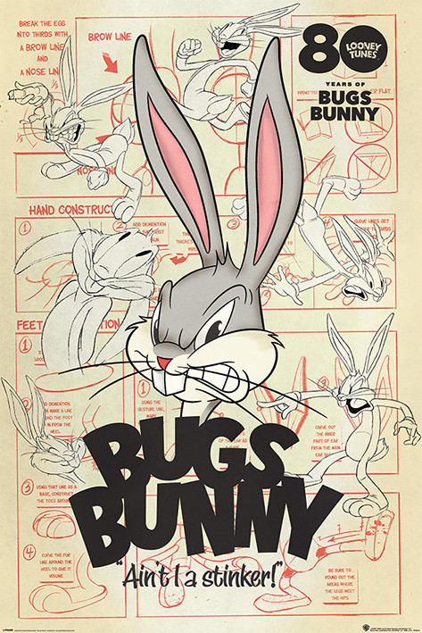 Плакат Looney Tunes - Bugs Bunny Aint I a Stinker