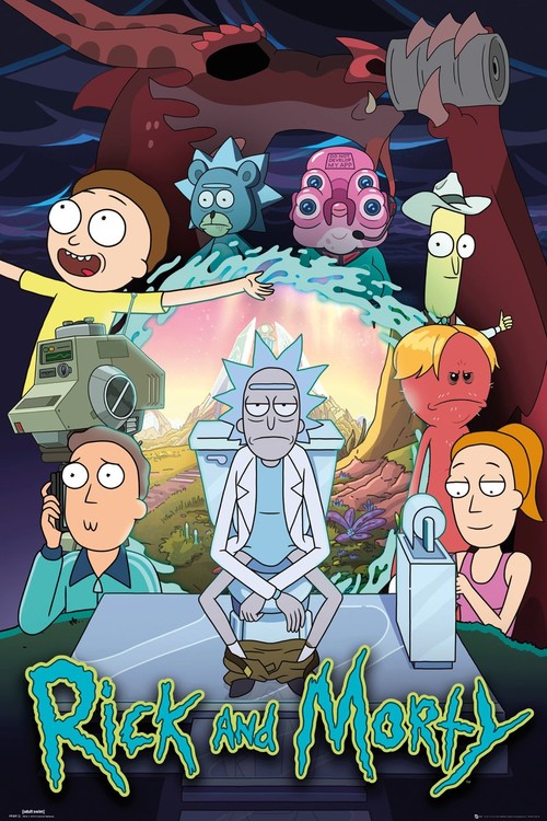 Αφίσα Rick & Morty - Season 4