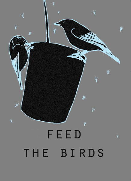 Плакат Feed the birds